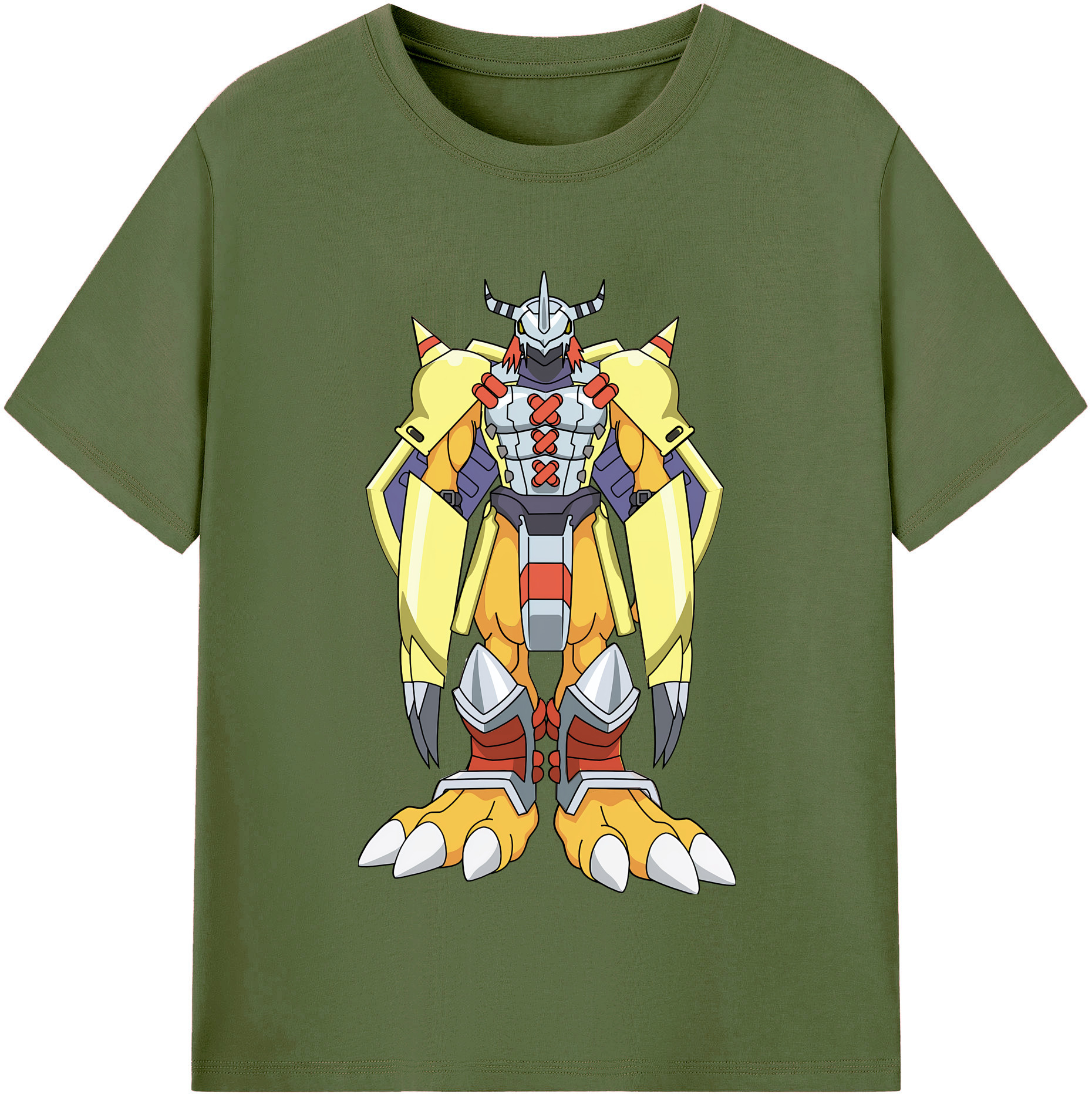 （画像用） Digimon デジタルモンスター/デジモン 綿100％半袖Tシャツ（フロントプリント）